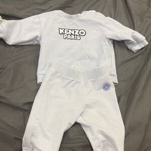 Kenzo Baby Sweatshirt and Joggers in Pale Blue